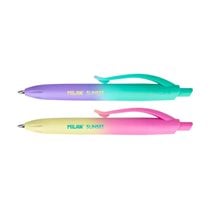 Boligrafos MILAN P1 touch mini Sunset Caja expositora de 24