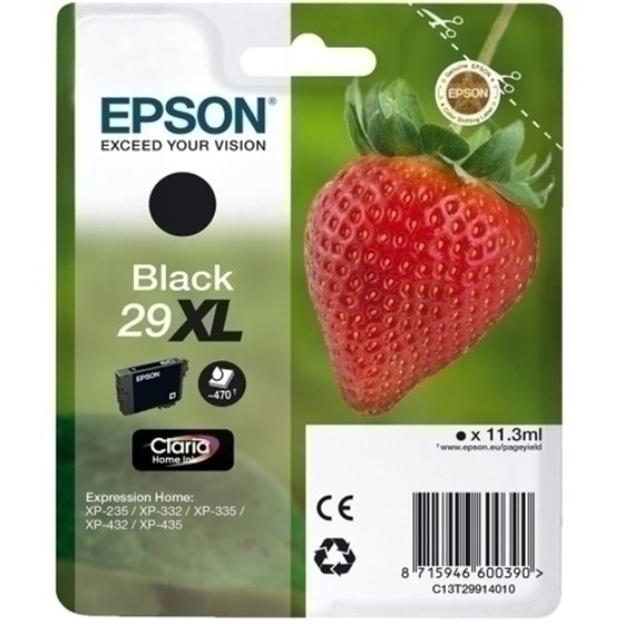 CARTUCHO EPSON T299140 XL NEGRO XP235/XP332/XP3357XP4327XP435