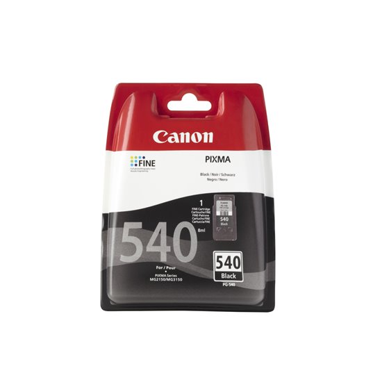 PG-540 cartucho de tinta 1 pieza(s) Original Rendimiento estándar Foto negro