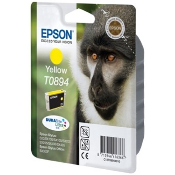 Monkey Singlepack Yellow T0894 DURABrite Ultra Ink