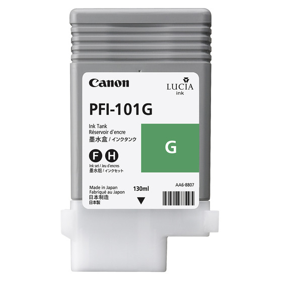PFI-101G cartucho de tinta 1 pieza(s) Original Verde