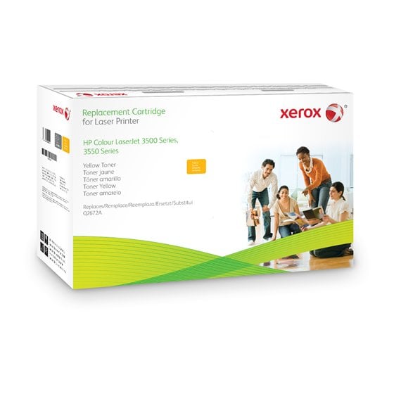 Cartucho de tóner amarillo. Equivalente a HP Q2672A. Compatible con HP Colour LaserJet 3500, Colour LaserJet 3550