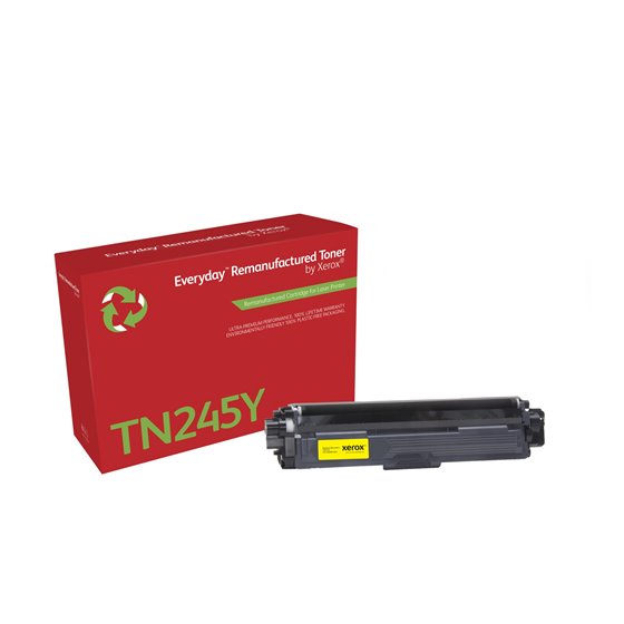 Remanufacturado Everyday Tóner Everyday™ Amarillo remanufacturado de Xerox es compatible con Brother TN245Y, Capacidad alta