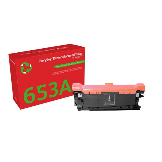 Everyday Tóner Everyday™ Amarillo remanufacturado de Xerox es compatible con HP 653A (CF322A), Capacidad estándar