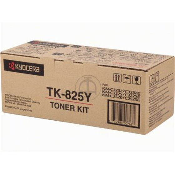 TK-825Y cartucho de tóner 1 pieza(s) Original Amarillo