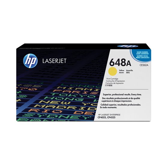 Cartucho de tóner original LaserJet 648A amarillo