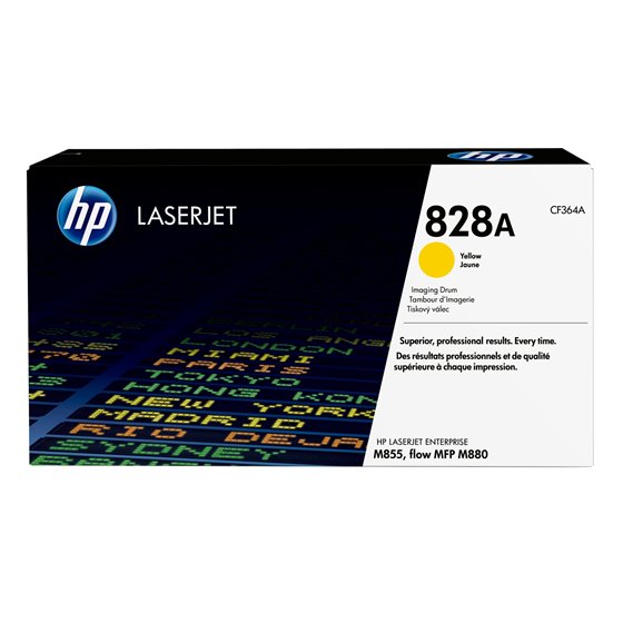 Tambor de imágenes LaserJet 828A amarillo