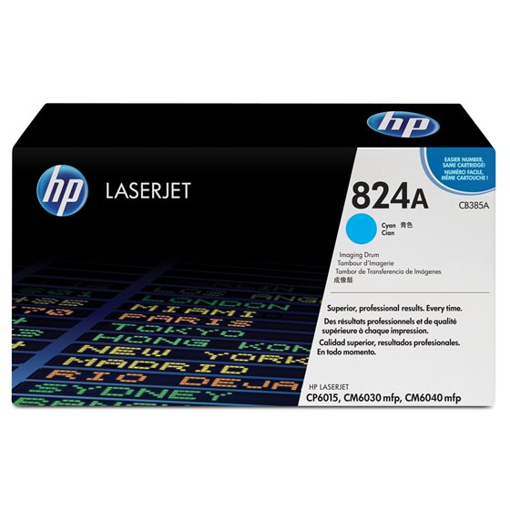 Tambor de imágenes LaserJet 824A cian