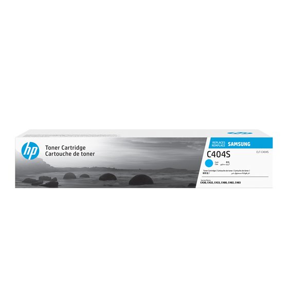 Samsung Cartucho de Tóner Original HP cian CLT-C404S