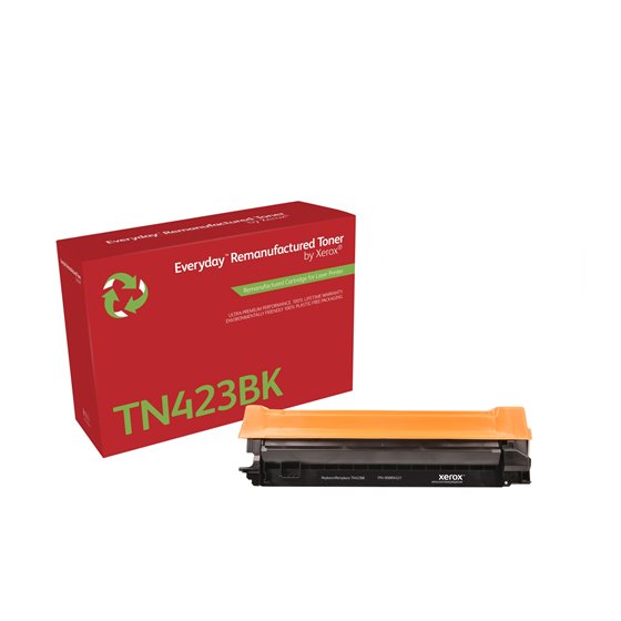 Remanufacturado Everyday Tóner Everyday™ Negro remanufacturado de Xerox es compatible con Brother TN423BK, Capacidad alta