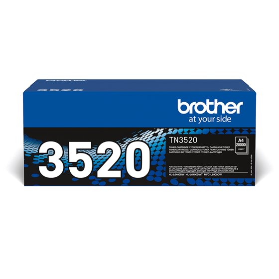 TN-3520 cartucho de tóner 1 pieza(s) Original Negro