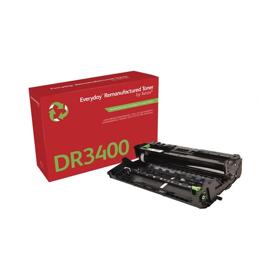 Unidad de imagen Everyday™ Mono remanufacturada de es compatible con Brother DR3400, Capacidad estándar