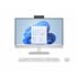 24-cr0087ns Intel® Core™ i3 i3-1315U 60,5 cm (23.8") 1920 x 1080 Pixeles Pantalla táctil PC todo en uno 8 GB DDR4-SDRAM 512 GB S