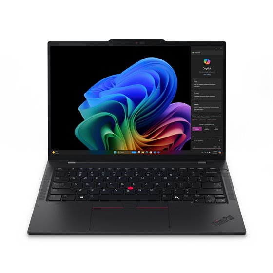 ThinkPad T14s Gen 6 (Snapdragon) Copilot+ PC X1P-42-100 Portátil 35,6 cm (14") WUXGA 16 GB LPDDR5x-SDRAM 512 GB SSD Wi-Fi 7 (802