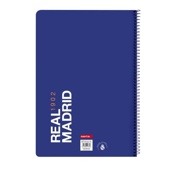 Bloc REAL MADRID 1ª Equip. 2021/2022 21,5 x 31 x 1 cm.