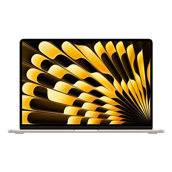 MacBook Air Apple M M4 Portátil 38,9 cm (15.3") 16 GB 256 GB SSD Wi-Fi 6E (802.11ax) macOS Sequoia Beige