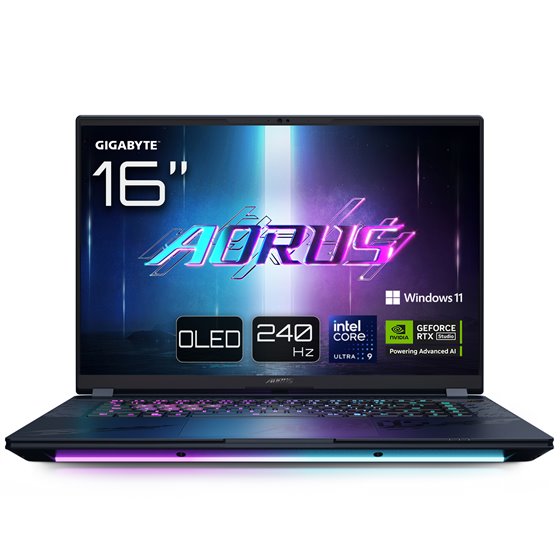 AORUS MASTER 16 BZHC6PTE64SP ordenador portatil Intel Core Ultra 9 275HX Portátil 40,6 cm (16") WQXGA 32 GB DDR5-SDRAM 1 TB SSD 