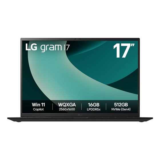 Gram 17Z90T Intel Core Ultra 7 255H Portátil 43,2 cm (17") WQXGA 32 GB LPDDR5x-SDRAM 1 TB SSD Wi-Fi 7 (802.11be) Windows 11 Home