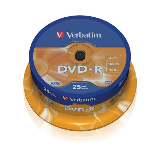 43667 4,7 GB DVD-R 25 pieza(s)