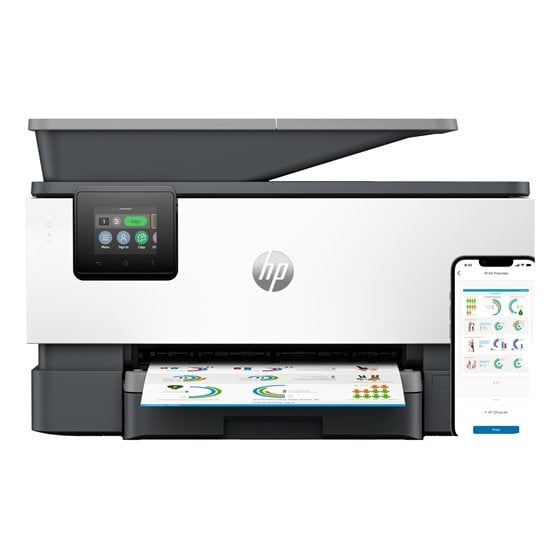 OfficeJet Pro 9120b Inalámbrico All-in-One Color Impresora, Impresión a doble cara  Copiadora y escáner