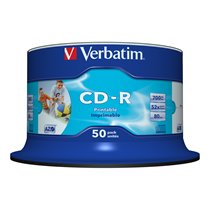 CD-R AZO Wide Inkjet Printable no ID 700 MB 52x 50 pieza(s)