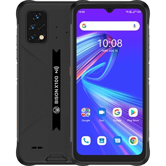 Bison X10G 16,6 cm (6.53") Ranura híbrida Dual SIM Android 11 4G USB Tipo C 4 GB 64 GB 6150 mAh Negro