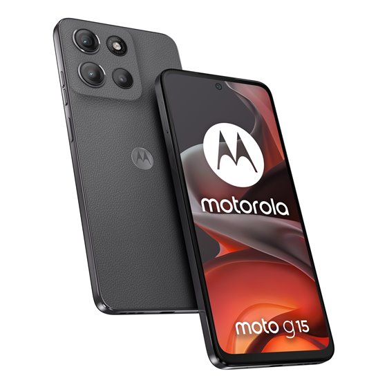 moto g15 17,1 cm (6.72") SIM doble Android 15 4G USB Tipo C 8 GB 256 GB 5200 mAh Gris