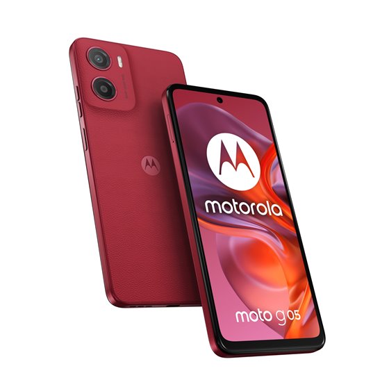 moto g05 16,9 cm (6.67") SIM doble Android 15 4G USB Tipo C 4 GB 128 GB 5200 mAh Rojo