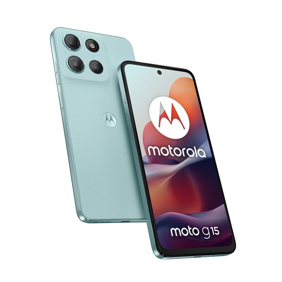 moto g15 17,1 cm (6.72") SIM doble Android 15 4G USB Tipo C 8 GB 512 GB 5200 mAh Azul claro