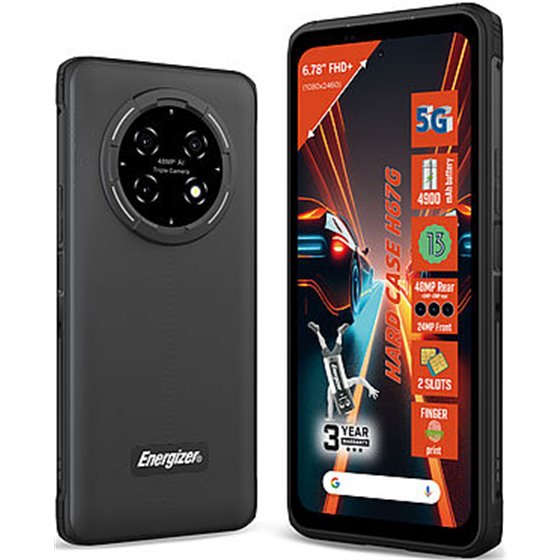 H67G 17,2 cm (6.78") SIM doble Android 13 5G USB Tipo C 4 GB 128 GB 4900 mAh Negro