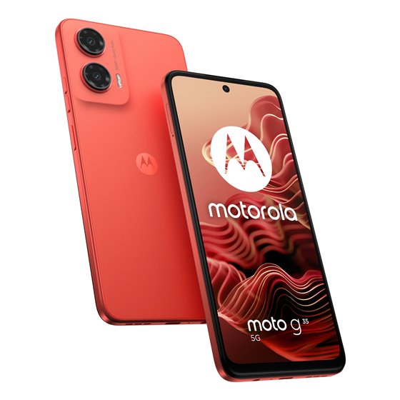 moto G35 5G 17,1 cm (6.72") SIM doble Android 14 USB Tipo C 8 GB 256 GB 5000 mAh Rojo