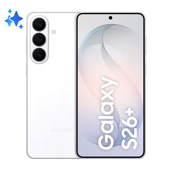 Galaxy S26+ 17 cm (6.7") SIM doble Android 16.0 5G USB Tipo C 12 GB 512 GB 4900 mAh Blanco