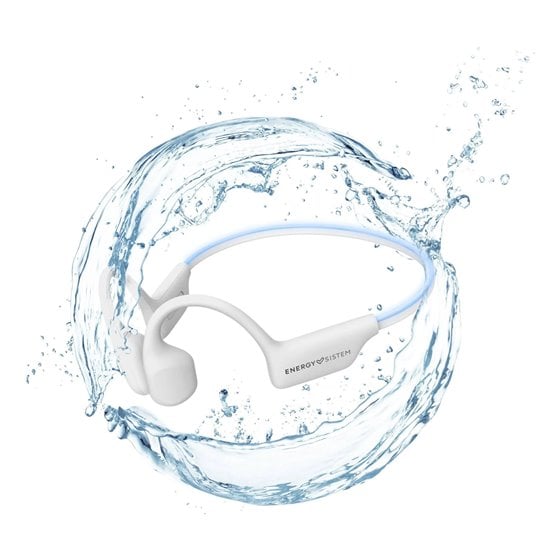 AquaSport Auriculares Inalámbrico Banda para cuello Deportes Bluetooth Blanco