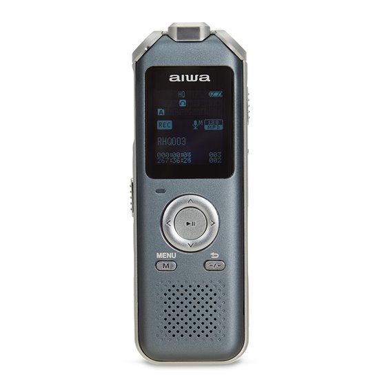 DVR-M700 dictáfono Memoria interna y tarjeta de memoria Azul