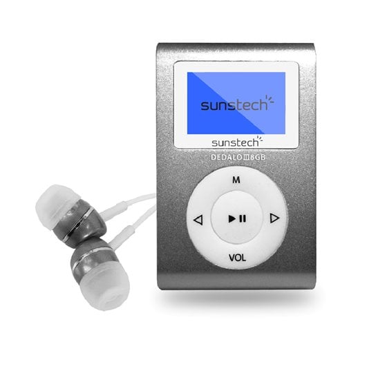 MP3 Dedalo II 8Gb micro USB Reproductor de MP3 Gris