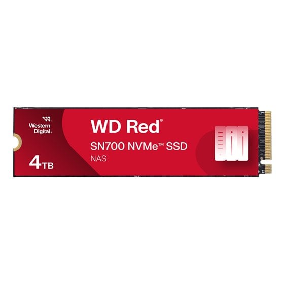 Red WD SN700 NVMe 4 TB M.2 PCI Express 3.0