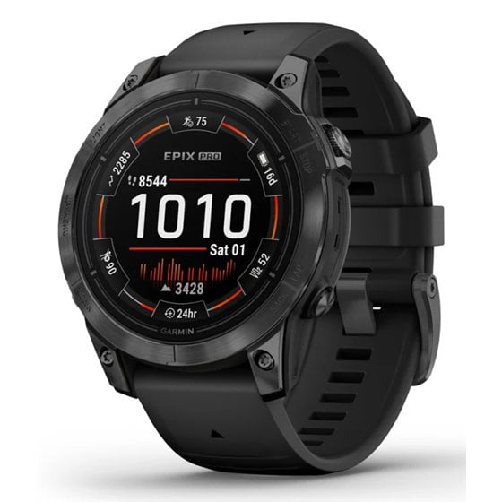 epix Pro (Gen 2) 3,3 cm (1.3") AMOLED 47 mm Digital 416 x 416 Pixeles Pantalla táctil Gris Wifi GPS (satélite)