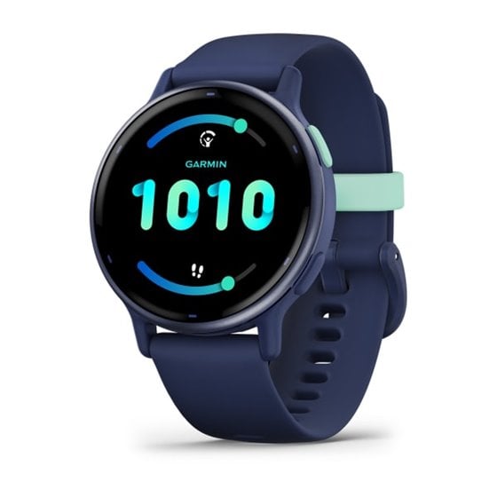 Vivoactive 5 3,05 cm (1.2") AMOLED 42 mm Digital 390 x 390 Pixeles Pantalla táctil Azul Wifi GPS (satélite)