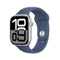 Watch Series 10 OLED 46 mm Digital 416 x 496 Pixeles Pantalla táctil 4G Plata Wifi GPS (satélite)