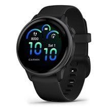 vívoactive 6 3,05 cm (1.2") AMOLED 42 mm Digital 390 x 390 Pixeles Pantalla táctil Negro Wifi GPS (satélite)