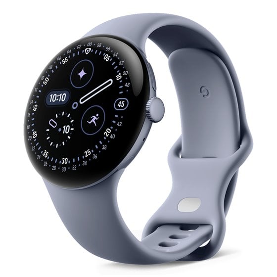 Pixel Watch 4 AMOLED 45 mm Digital Pantalla táctil Azul Wifi GPS (satélite)