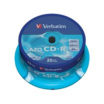 CD-R AZO Crystal 700 MB 25 pieza(s)