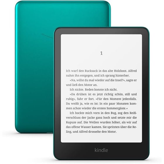 Kindle Paperwhite Signature Edition lectore de e-book Pantalla táctil 32 GB Wifi Verde, Metálico