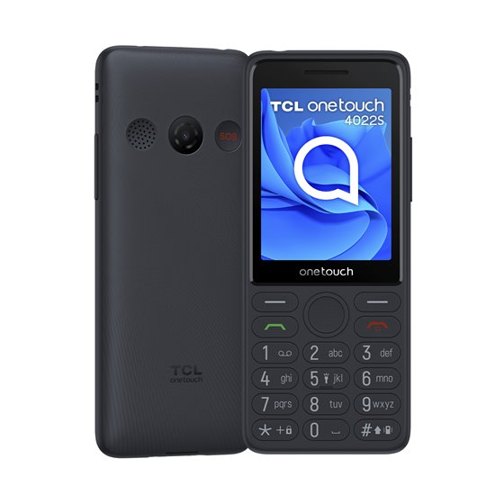 Onetouch 4022s 7,11 cm (2.8") 75 g Gris Teléfono para personas mayores