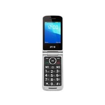 Prince 4G 7,11 cm (2.8") 130 g Negro, Plata Teléfono para personas mayores