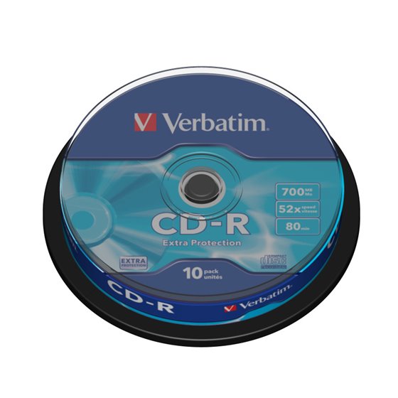 CD-R Extra Protection 700 MB 52x 10 pieza(s)