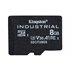 Tarjeta 8GB microSDHC Industrial C10 A1 pSLC paquete individual sin adaptador