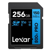 High-Performance 800xPRO 256 GB SDXC UHS-I Clase 10