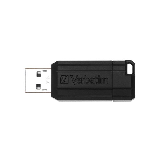 PinStripe - Unidad USB de 16 GB - Negro