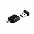 Nano - Unidad USB de 16 GB con adaptador Micro USB - Negro